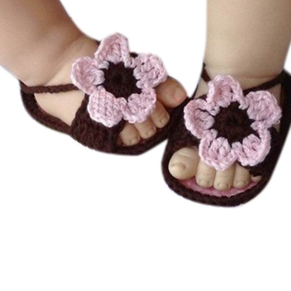 knitting lace crochet buckle flower sandal baby girls summer shoes anti-slip single sandals 2019 new children shoes #yl1, Black;red